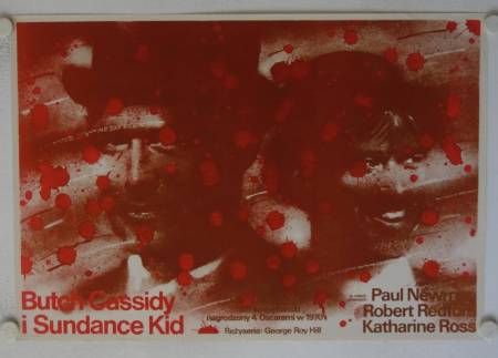Butch Cassidy und Sundance Kid originales polnisches Filmplakat